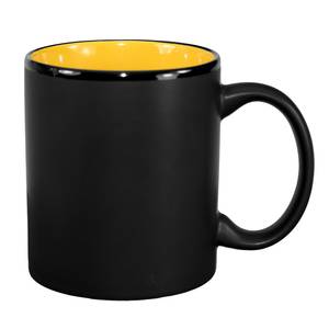 International Tableware, Inc 87168-2900/05MF-05C Hilo Black/Yellow 11 oz Porcelain Mug