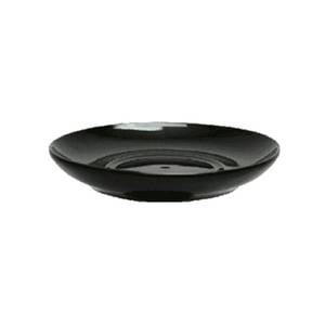 International Tableware, Inc 81062-05S Cancun Black 4-3/4" Diameter Ceramic Espresso Saucer