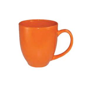 International Tableware, Inc 81376-210 Cancun Orange 15 oz Ceramic Bistro Cup