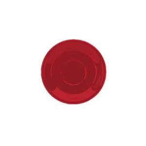 International Tableware, Inc 81376-2194S Cancun Crimson Red 6-1/4" Diameter Ceramic Bistro Saucer