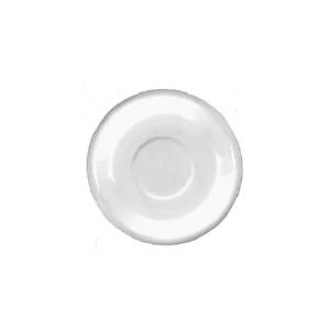 International Tableware, Inc 81376-02S Cancun European White 6-1/4" Ceramic Bistro Saucer