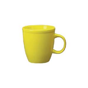 International Tableware, Inc 81950-242 Cancun Yellow 17 oz Ceramic Mocha Mug