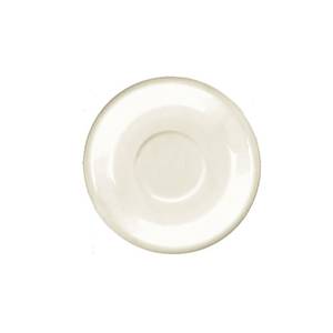 International Tableware, Inc 822-01S Cancun American White 6-1/8" Ceramic Latte Saucer