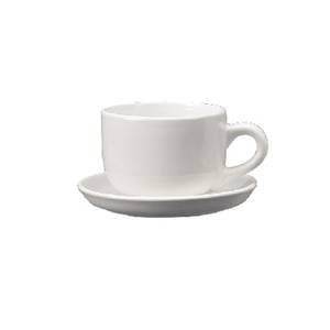 International Tableware, Inc 822-02 Cancun European White 14 oz Ceramic Latte Cup