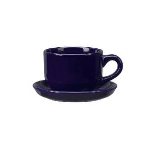 International Tableware, Inc 822-04 Cancun Cobalt Blue 14 oz Ceramic Latte Cup