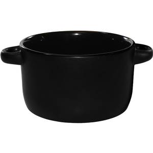 International Tableware, Inc 83567-05/05MF-05C Hilo Black Matte 12-1/2 oz Porcelain Bistro Soup Bowl