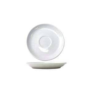 International Tableware, Inc BL-36 Bristol Bright White 5-7/8" Porcelain Saucer