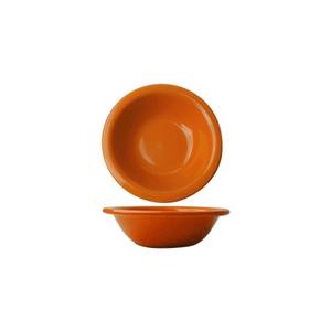 International Tableware, Inc CA-10-O Cancun Orange 13 oz Ceramic Grapefruit Bowl