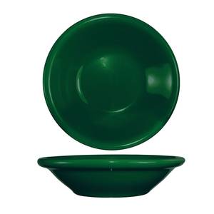 International Tableware, Inc CAN-11-G Cancun Green 4-3/4 oz Ceramic Fruit Bowl