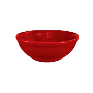 International Tableware, Inc CA-15-CR Cancun Crimson Red 12-1/2 oz Ceramic Oatmeal/Nappie Bowl