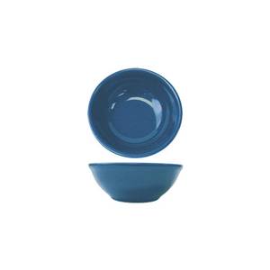 International Tableware, Inc CA-15-LB Cancun Light Blue 12-1/2 oz Ceramic Oatmeal/Nappie Bowl