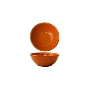 International Tableware, Inc CA-15-O Cancun Orange 12-1/2 oz Ceramic Oatmeal/Nappie Bowl