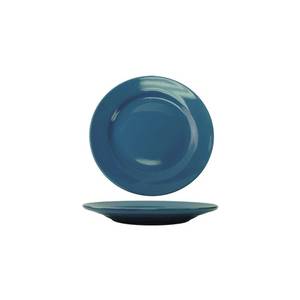 International Tableware, Inc CA-16-LB Cancun Light Blue 10-1/2" Diameter Ceramic Plate