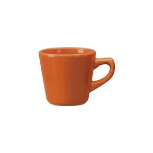 International Tableware, Inc CA-1-O Cancun Orange 7 oz Ceramic Tall Cup