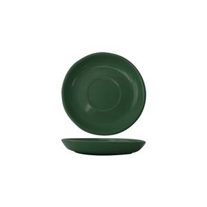 International Tableware, Inc CAN-2-G Cancun Green 5-1/2" Diameter Ceramic Saucer