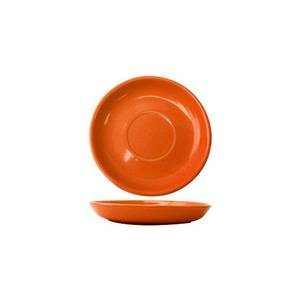 International Tableware, Inc CA-2-O Cancun Orange 6" Ceramic Saucer