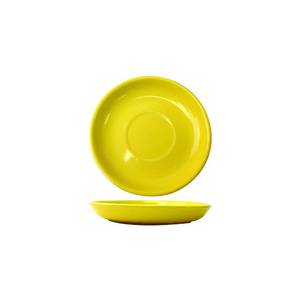 International Tableware, Inc CA-36-Y Cancun Yellow 5-3/16" Ceramic A.D. Saucer