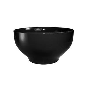 International Tableware, Inc CA-45-B Cancun Black 140 oz Ceramic Footed Bowl