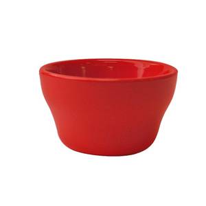 International Tableware, Inc CA-4-CR Cancun Crimson Red 7-1/4 oz Ceramic Rolled Edge Bouillon