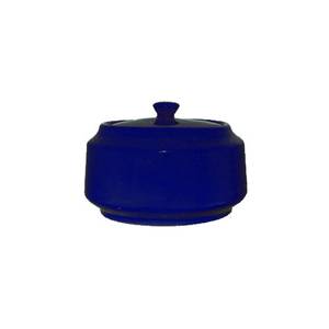 International Tableware, Inc CA-61-CB Cancun Cobalt Blue 14 oz Diamater Ceramic Sugar Bowl