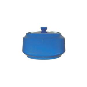 International Tableware, Inc CA-61-LB Cancun Light Blue 14 oz Diamater Ceramic Sugar Bowl