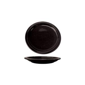 International Tableware, Inc CAN-16-B Cancun Black 10-1/2" Diameter Ceramic Plate
