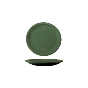 International Tableware, Inc CAN-16-G Cancun Green 10-1/2" Diameter Ceramic Plate
