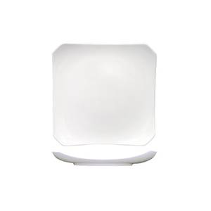 International Tableware, Inc PA-220 Paragon Bright White 8" x 8" Porcelain Plate