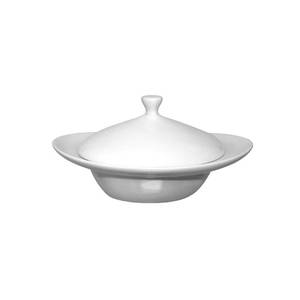 International Tableware, Inc DM-88 Bright White 8 oz Porcelain Bowl