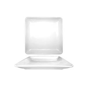 International Tableware, Inc DO-314 Dover European White 14 x 14" Ceramic Wide Rim Plate