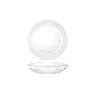 International Tableware, Inc DO-224 Dover European White 14" Diameter Ceramic Round Bowl