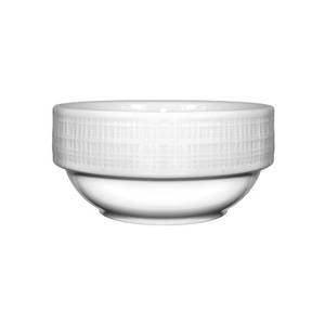 International Tableware, Inc DR-11 Dresden Bright White 12 oz Porcelain Fruit Bowl