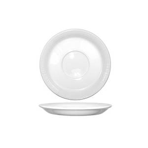 International Tableware, Inc DR-38 Dresden Bright White 4-3/4" Diamerter Porcelain Saucer