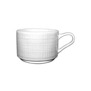 International Tableware, Inc DR-23 Dresden Bright White 9 oz Porcelain Cup