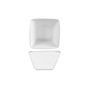 International Tableware, Inc EL-11 Elite Bright White 8 oz Porcelain Square Bowl