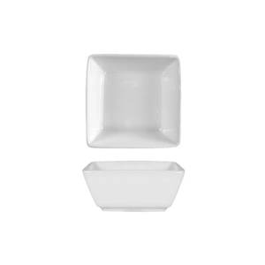 International Tableware, Inc EL-4 Elite Bright White 2 oz Porcelain Square Ramekin