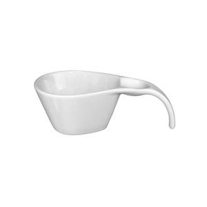 International Tableware, Inc FA-401 Bright White 2 oz Porcelain Sampling Bowl