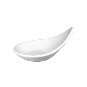 International Tableware, Inc FA-402 Bright White 1-1/2 oz Porcelain Sampling Bowl