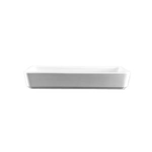 International Tableware, Inc FA-424 Bright White 4" x 3" x 1-3/8"H Porcelain Dish