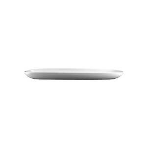 International Tableware, Inc FA-431 Bright White 15-7/8" x 5" x 1-3/8"H Porcelain Canoe Platter
