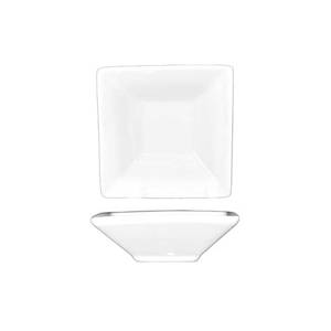 International Tableware, Inc FA-7 Bright White 7 oz Porcelain Square Dish