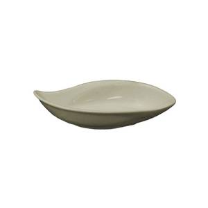 International Tableware, Inc FAW-5 Bright White 2-1/2 oz Porcelain Leaf Shaped Bowl