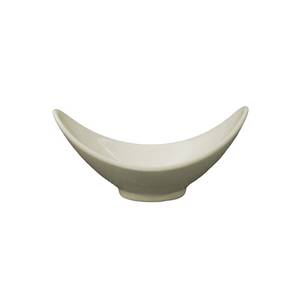 International Tableware, Inc FAW-102 Bright White 20 oz Porcelain Boat Shaped Bowl