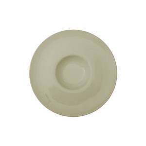 International Tableware, Inc FAW-1125 Bright White 8 oz Porcelain Wide Rim Deep Well Bowl