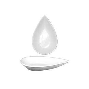 International Tableware, Inc FAW-88 Bright White 12 oz Porcelain Tear Drop Shape Bowl