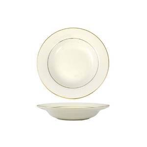 International Tableware, Inc FL-3GF Florentine American White 12 oz Ceramic Deep Rim Soup Bowl
