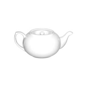International Tableware, Inc MD-100 Pacific Bright White 25 oz Porcelain Coffee/Tea Pot