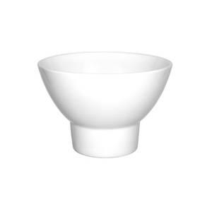 International Tableware, Inc MD-107 Pacific Bright White 8 oz Footed Porcelain Bowl