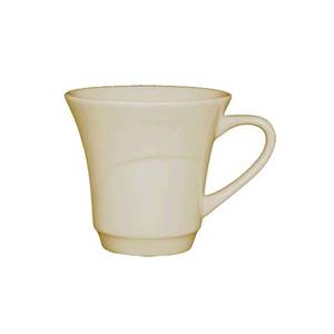 International Tableware, Inc NP-71 Newport American White 6-1/2 oz Ceramic Petal Cup