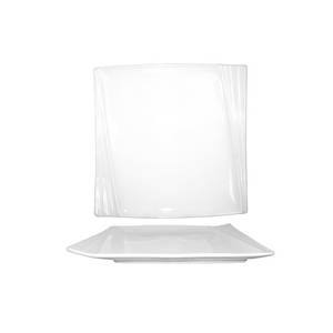 International Tableware, Inc PC-12 Pacific Bright White 12" x 12" Porcelain Plate